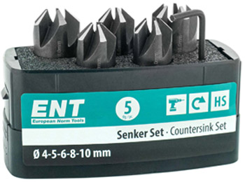 ENT Aufsteckversenker 4-5-6-8-10 mm Set Vorschau