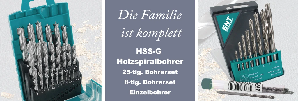 ENT Holzbohrer aus HSS