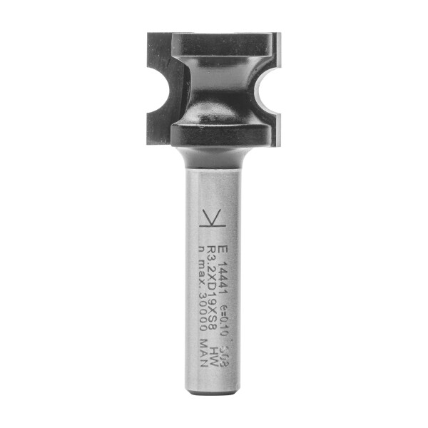 ENT Halbstabfr&auml;ser HW S8x32 Z2 R3,2 Halbstab &Oslash;19mm