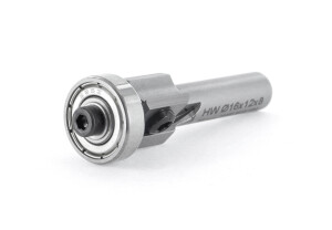 ENT Wendemesser Bündigfräser HW, Schaft (S) 8 mm, Durchmesser (D) 16 - 22 mm, NL 12 - 40 mm, GL 50 - 82 mm, SL 30 mm, mit Kugellager