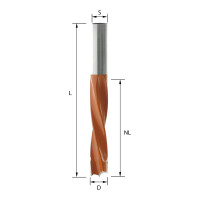ENT D&uuml;belbohrer HW (HM) hinterfr&auml;st S10x30 D12x52 GL85mm links