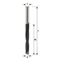 ENT Holzspiralbohrer mit HW-Kopf S10 Z2 D10x90 GL140mm