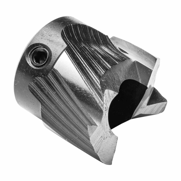 ENT Aufsteckversenker – D1 12 Mm, D2 62 Mm, NL 20 Mm, GL 38 Mm, Für Schlangenbohrer, Wellenschliff WS