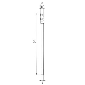 ENT Bohrerverlängerung Ø 10 mm - D18 GL330 S10 mm