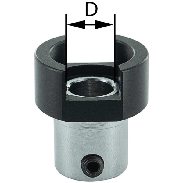 Produktbild von QUARKZMAN 20 Stück Schraubkragen 8mm Bohrung, 14mm Außen-Ø, 7mm Breite – Edelstahl Tiefenbegrenzer Für Bohrer, Einstellbare Positionierhülsen