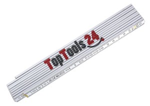 TopTools24 Meterstab - Länge 2 Meter aus...