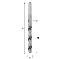 ENT HSS-G Holzspiralbohrer &Oslash; 10,5 mm geschliffener HSS Holzbohrer mit Zentrierspitze
