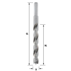 ENT HSS-G Holzspiralbohrer &Oslash; 11,5 mm geschliffener HSS Holzbohrer mit Zentrierspitze