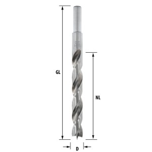 ENT HSS-G Holzspiralbohrer &Oslash; 12,5 mm geschliffener...