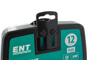 ENT PLUS 12-tlg. Fräser-Set HW in Kunststoffkassette- Schaft Ø 8 mm