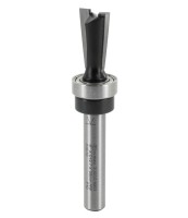 ENT Zinkenfräser HW für metrische Zinkenschablone mit KL 16 mm, Durchmesser (D) 12,7 mm, E 8°, NL 19,05 mm, S 8 mm, SL 38 mm