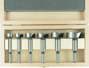 ENT 6-teilig Forstnerbohrer Premium HSS Set geschmiedet, Durchmesser (D) 20-25-30-35-40-50 mm, S 8/10 mm