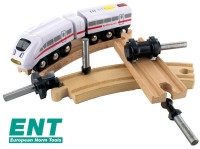 ENT 4-tlg. Eisenbahn-Fräser-Set zum Fräsen von Holzschienen, HW, Schaft (S) 8 mm