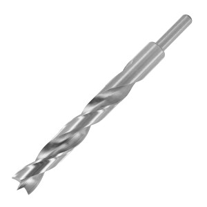 ENT Holzspiralbohrer Ø 18 mm, extra lang 200 mm, HSS-G, mit Zentrierspitze und Vorschneider