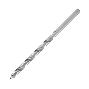 ENT Holzspiralbohrer &Oslash; 7,5 mm, extra lang 150 mm, HSS-G, mit Zentrierspitze und Vorschneider