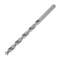 ENT Holzspiralbohrer &Oslash; 8,5 mm, extra lang 150 mm, HSS-G, mit Zentrierspitze und Vorschneider