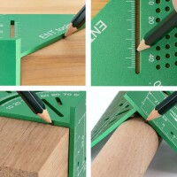 ENT Gehrungsschablone - Multitool - 3D-Bohrschablone Alu