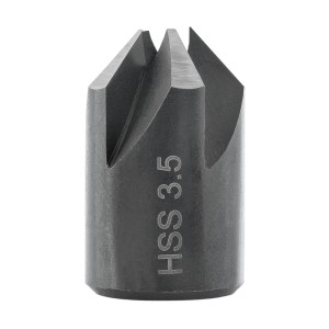ENT Aufsteckversenker HSS, Durchmesser (d) 3,5 mm, D 12 mm, E 90°, GL 25 mm