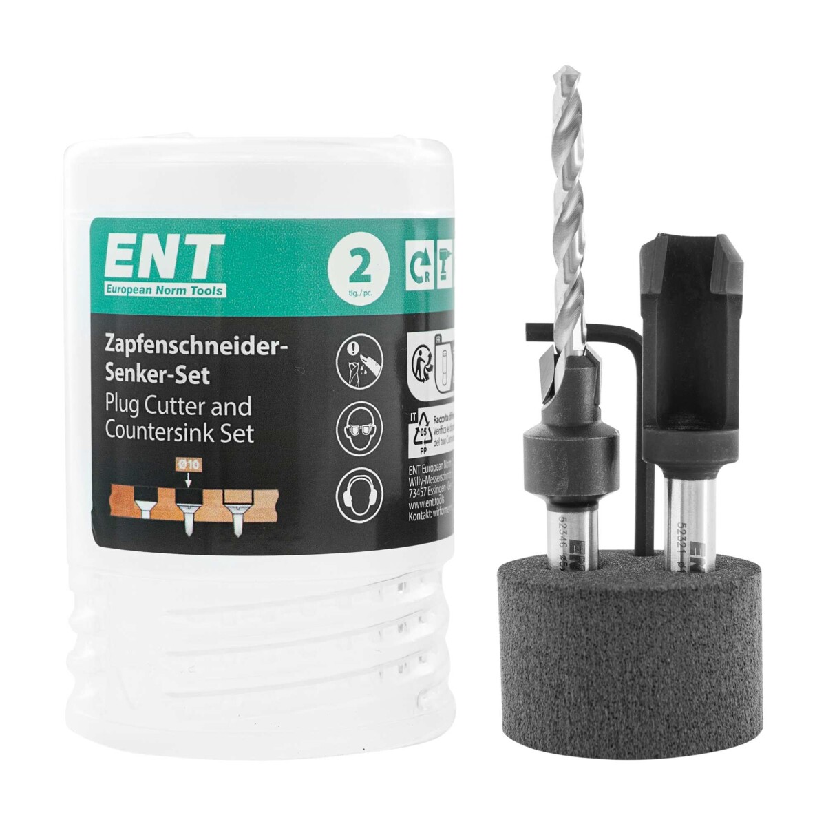 ENT 52470 Zapfenschneider-Senker-Set HW, box